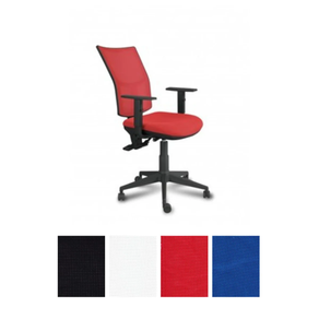 SILLA OPERATIVA ATHENEA RESPALDO MALLA COLOR SIN BRAZOS REGULABLES