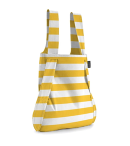 Mochila-bolsa plegable Notabag original Rayas Amarillo (Gold)