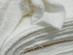 Tela de rizo blanco (5 m)