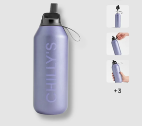 botella chilly 500 ml sport  violeta