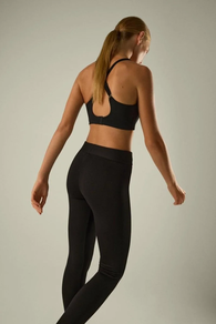 Leggings deportivo térmico interior afelpado negro