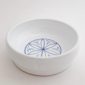 Tarrina decorada artesanía cerámica