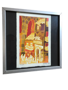 Segoviako akuarela, El restaurante de Candido lanarekin.