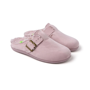 Zapatilla de casa tipo zueco rosa Lichfield