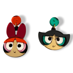 Pendientes Supernenas Cactus y Pétalo