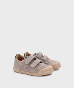 Tennis barefoot velcro suede topo