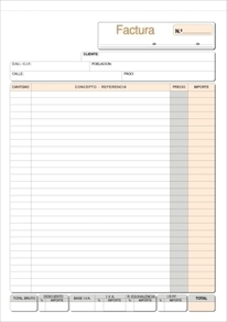 TALONARIO FACTURAS Fº NATU DUPLI LOAN