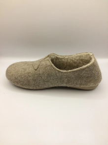 Zapatillas de lana cerradas