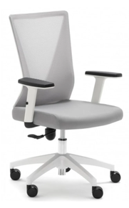 Silla de oficina TIRANA blanca