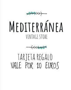 TARJETA REGALO 20€