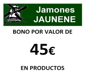 BONO REGALO POR VALOR DE 45€ - JAUNENE
