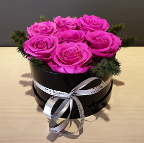 CAJA DE ROSAS, LOVE IN BOX-ROSA