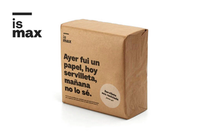 SERVILLETAS XL ECO 100% RECICLADO ISMAX