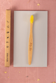 Cepillo dientes de bambú amarillo BIZI SLOW