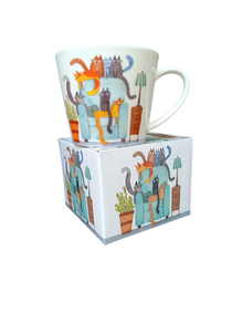 mug/tazón 600 ml gatos sofa