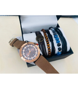 conjunto reloj caballero