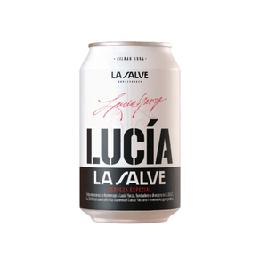 Cerveza LA SALVE Lucia – Lata 33cl (Caja 24 latas)