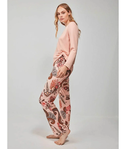 Pijama Largo Mujer Rosa Gisela