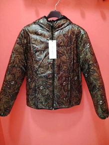 Chaqueta reversible acolchada corta