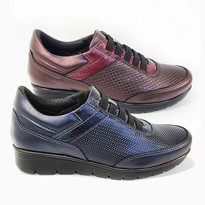 Zapato abotinado elásticos