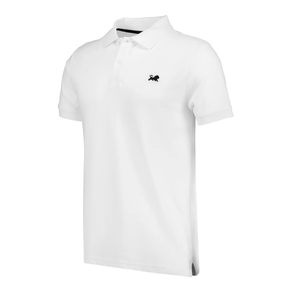 POLO M/C LION CONT TP Blanco