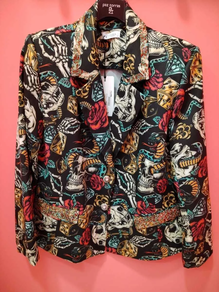 Chaqueta Blazer Estampado