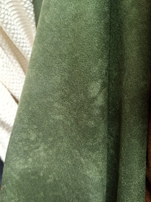 Tela de antelina Carnaval-verde botella (4,5 m)