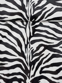 Tela de pelo animal print-cebra (0,5 m)
