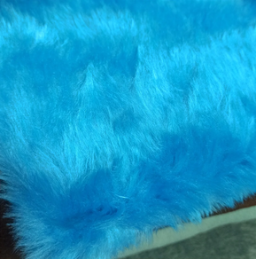 Tela de pelo corto Carnaval-azul (3,5 m)