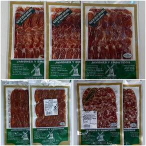 3 Paleta cebo campo, 2 lomo cebo, 2 salchichón ibérico JAUNENE