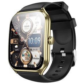 Smartwatch Hoco 1,96" AMOLED IP67 con función de llamada Y28 dorado