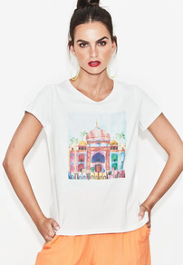 Camiseta templo BLANCO