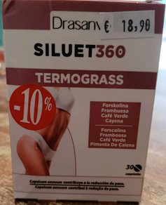SILUET360 30 COMPRIMIDOS DRASANVI FORSKOLINA, FRAMBUESA, CAFE VERDE, CAYENA