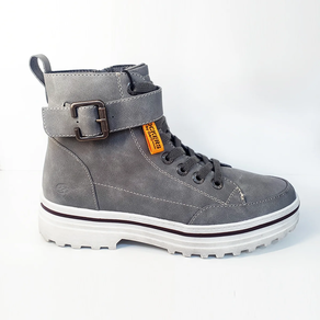 Botín hebilla y cremallera