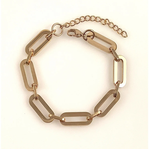 Pulsera de acero chapado