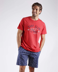 PIJAMA CHICO RASPA ROJO