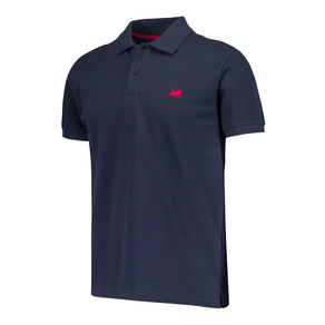 POLO M/C LION CONT TP Azul