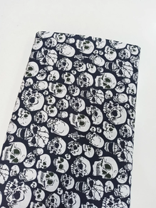 Tela de algodón Calaveras tétricas (1,5 m)