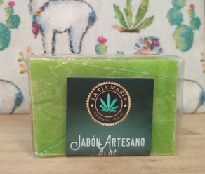 Jabón artesano de aloe vera y CBD
