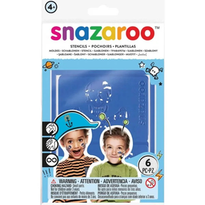 Set 6 txantiloiak abentura makillajea - tatuajea - Snazaroo