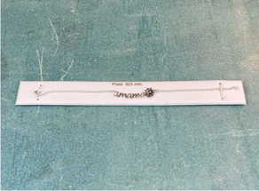 Pulsera amama eguzkilore plata de ley 925