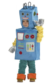 Disfraz robot azul 2-3 años