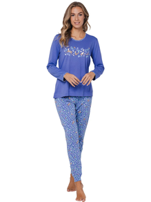 PIJAMA DE CHICA AZUL LAVANDA