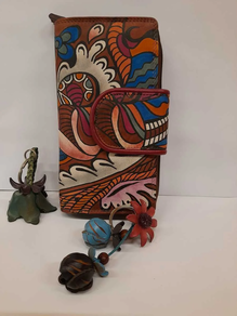 Cartera cuero
