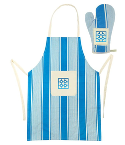 DELANTAL Y MANOPLA BALDOSA DE BILBAO