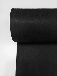 Tela de fieltro negro (3 m)