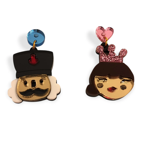 Pendientes Cascanueces y Bailarina