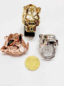 Sortija pantera extragrande.