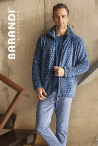 Bata Hombre corta de cremallera barandi