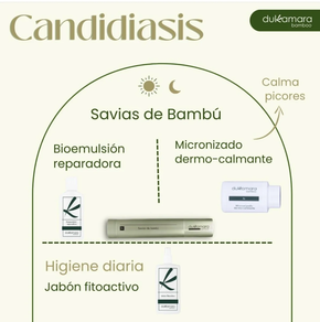 TRATAMIENTO de la CANDIDIASIS con DULKAMARA BAMBOO y NUTERGIA